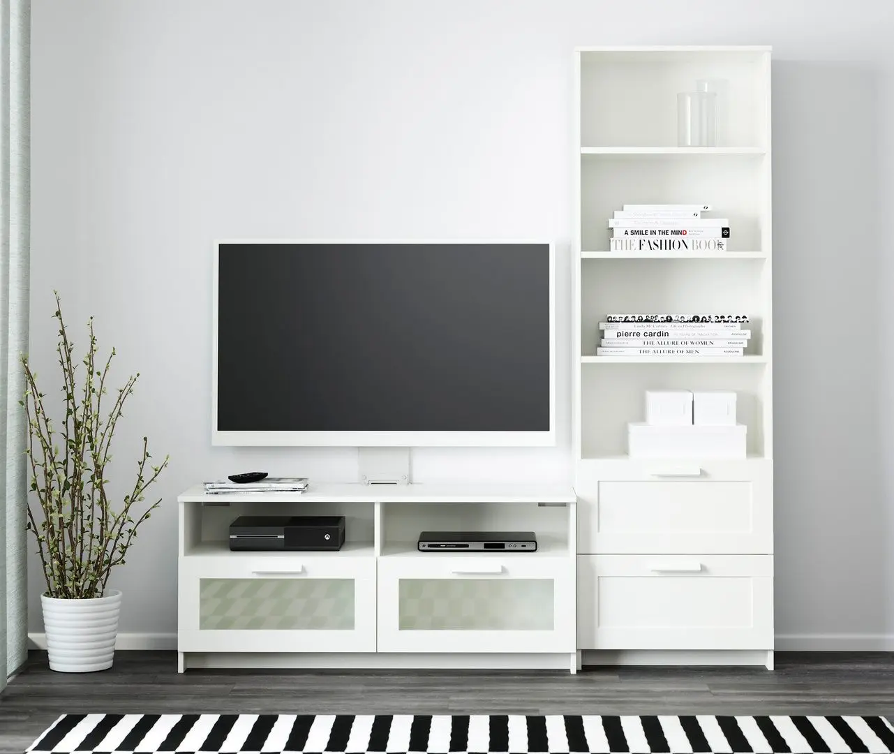 Living Ikea Brimnes 180x41x190 (Alb)