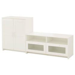 Living Ikea Brimnes 200x41x95 (Alb) Thumb