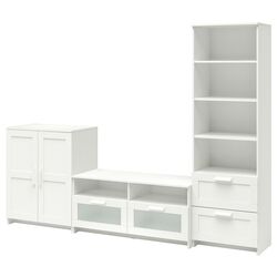Living Ikea Brimnes 258x41x190 (Alb) Thumb