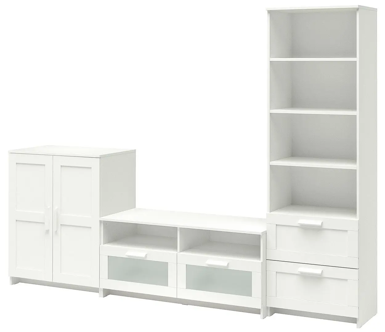 Living Ikea Brimnes 258x41x190 (Alb)