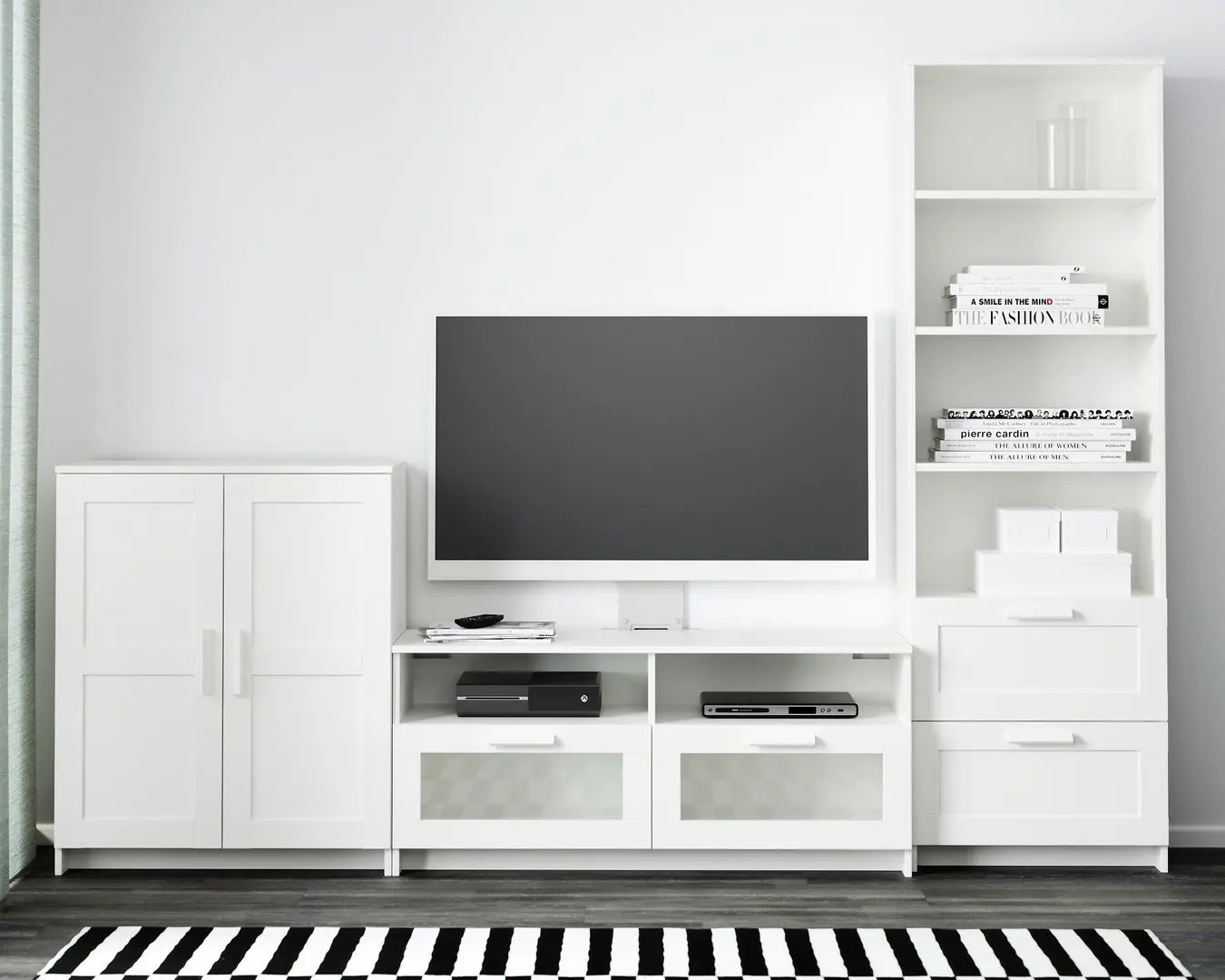 Living Ikea Brimnes 258x41x190 (Alb)