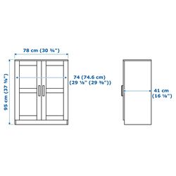 Living Ikea Brimnes/Bergshult 258x41x190 (Alb) Thumb