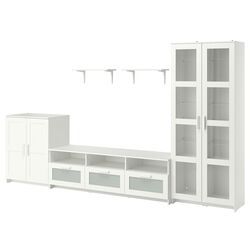 Living Ikea Brimnes/Burhult 338x41x190 (Alb) Thumb