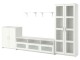 Гостиная Ikea Brimnes/Burhult 338x41x190 (Белый)