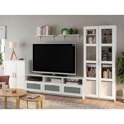 Living Ikea Brimnes/Burhult 338x41x190 (Alb) Thumb