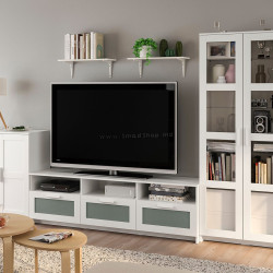 Гостиная Ikea Brimnes/Burhult 338x41x190 (Белый)