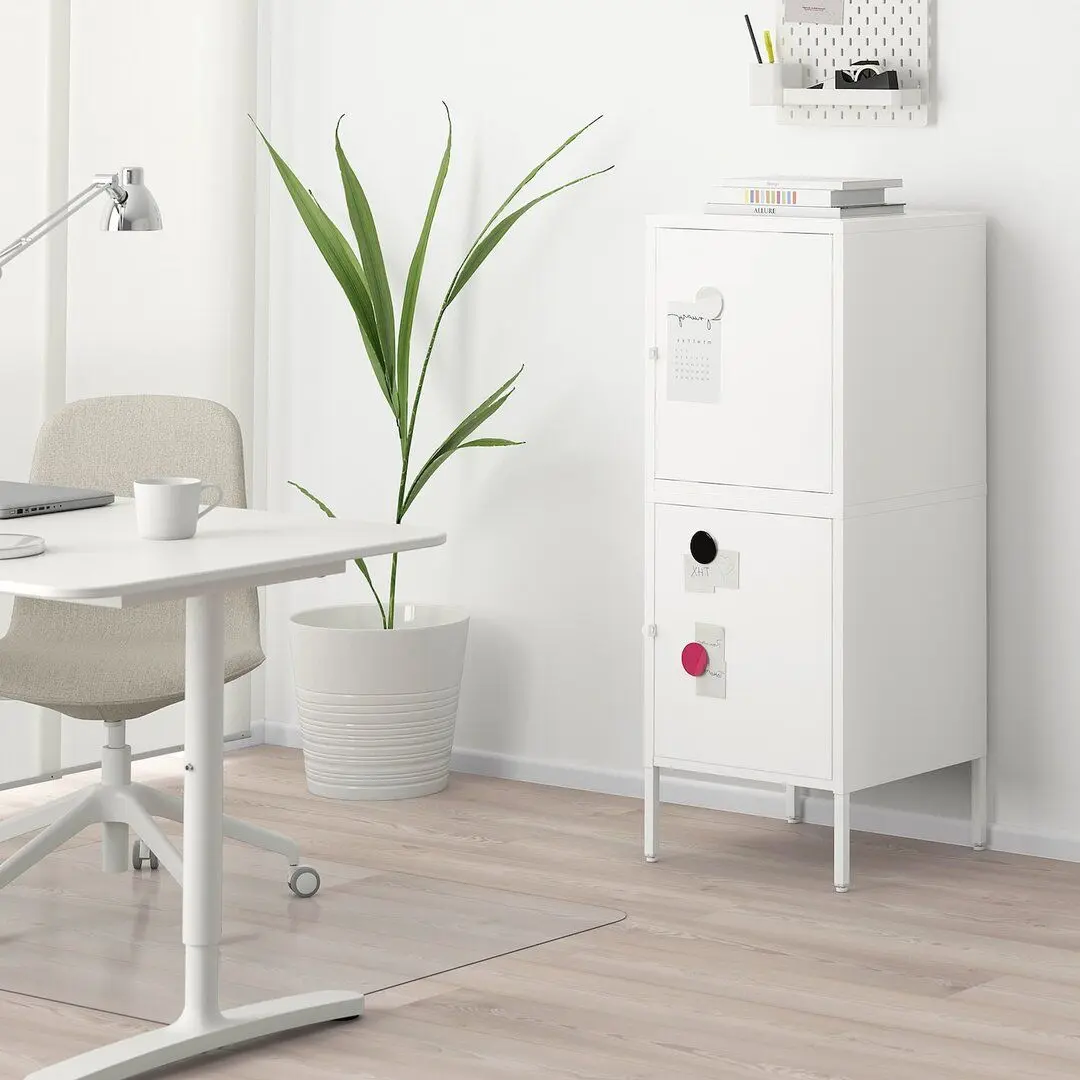 Dulap mic Ikea Hallan cu usi 45x47x117 (Alb)