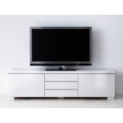 Tumba pentru TV Ikea Besta Burs 180x41x49 (Lucios Alb)