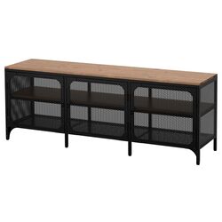 Tumba pentru TV Ikea Fjallbo 150x36x54 (Negru) Thumb
