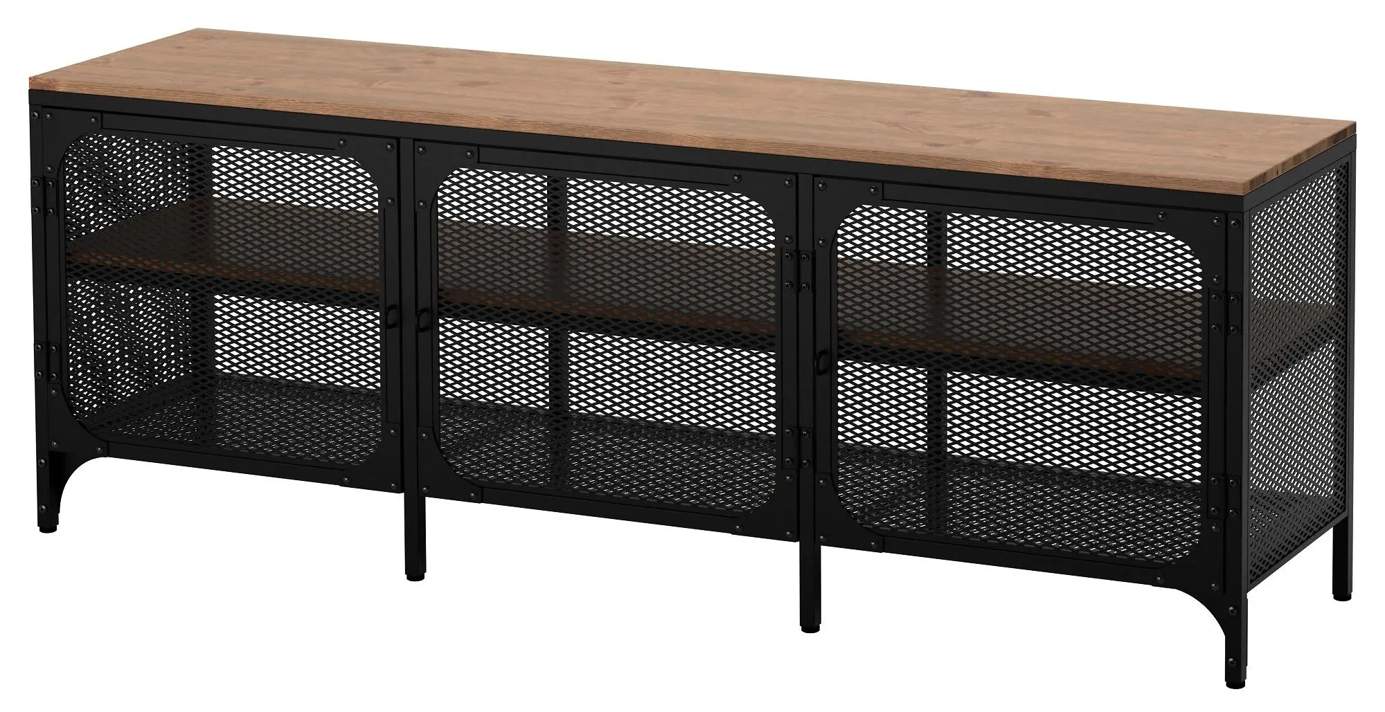 Tumba pentru TV Ikea Fjallbo 150x36x54 (Negru)