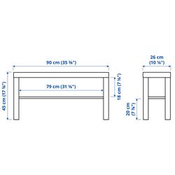 Tumba pentru TV Ikea Lack 90x26x45 (Alb) Thumb