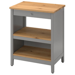 Insula bucatarie Ikea Tornviken 72x52 (Gri/Stejar) Thumb