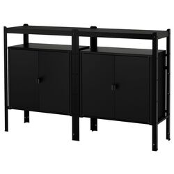 Tumba Ikea Bror 170x40x110 (Negru) Thumb