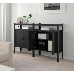 Тумба Ikea Bror 170x40x110 (Черный)