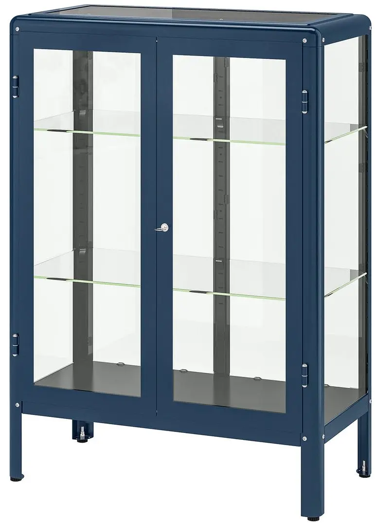 Vitrina Ikea Fabrikor 81x113 (Gri-verde)