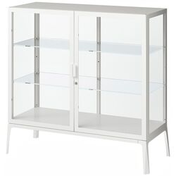 Vitrina Ikea Milsbo 101x100 (Alb) Thumb
