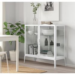 Vitrina Ikea Milsbo 101x100 (Alb)