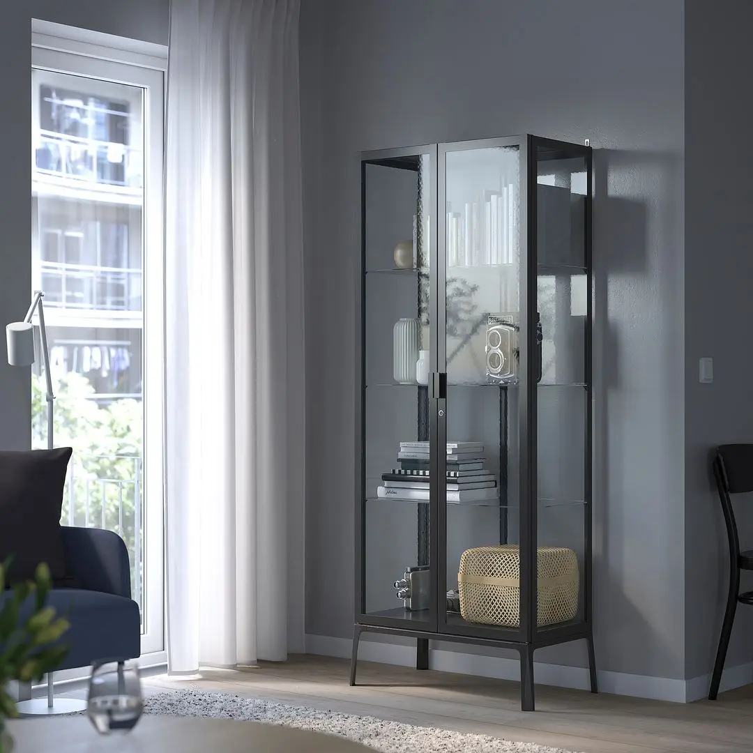 Vitrina Ikea Milsbo 73x175 (Antracit)