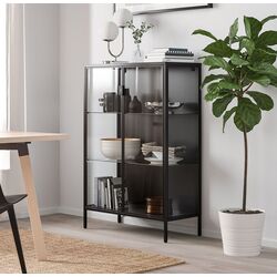 Vitrina Ikea Rudsta 80x37x120 (Antracit)