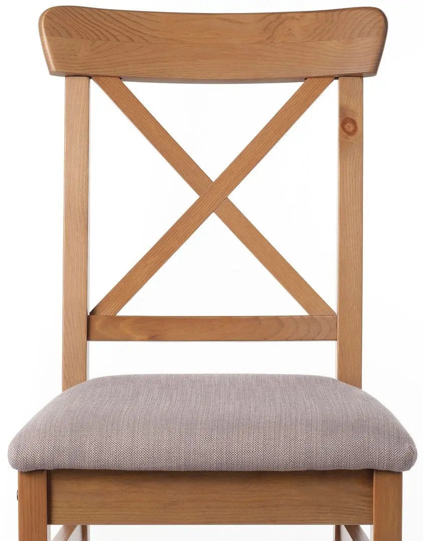 Scaun Ikea Ingolf/Nolhaga (Aspect antichizat/Gri-bej)