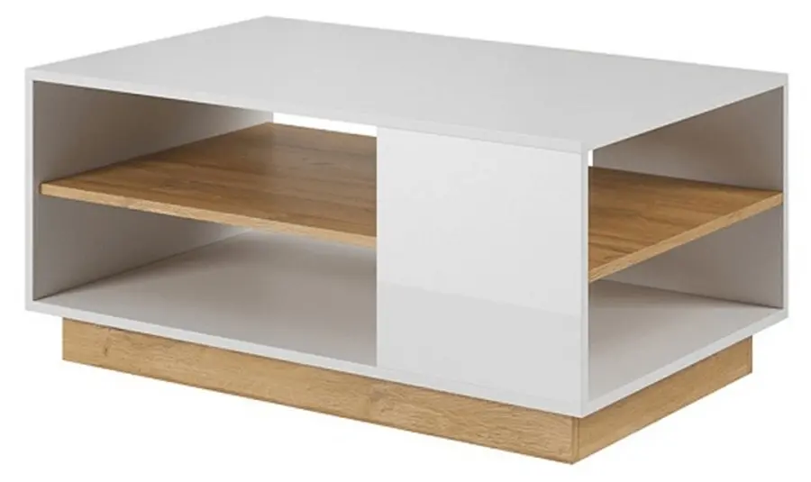 Masa pentru reviste Mobhaus City (White/Grandson Oak)