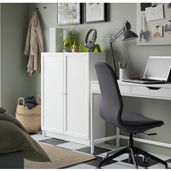 Шкафчик Ikea Billy/Oxberg 80x30x106 (Белый) Thumb