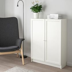 Шкафчик Ikea Billy/Oxberg 80x30x106 (Белый)