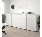 Tumba Ikea Galant usi glisante 320x120 (Alb)