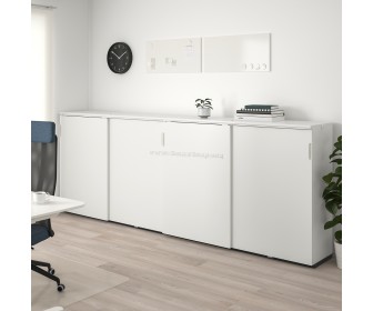 Tumba Ikea Galant usi glisante 320x120 (Alb)