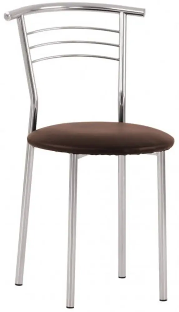 Scaun Nowy Styl Marco Chrome (Brown/Chrome)