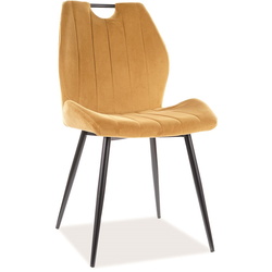 Scaun Signal Arco Velvet (Curry/Black) Thumb