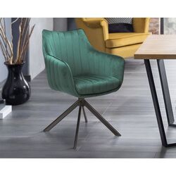 Scaun Signal Azalia Velvet (Green/Black)