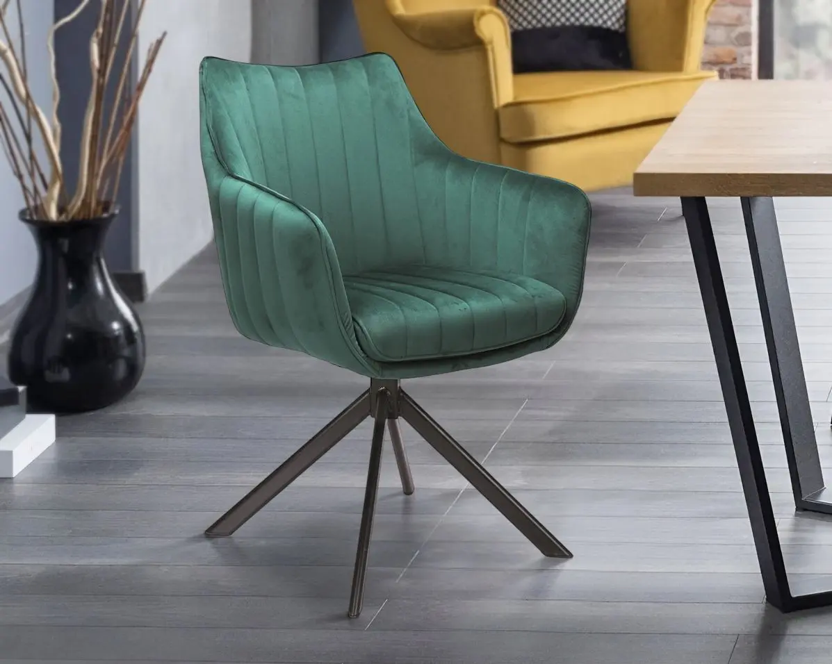 Scaun Signal Azalia Velvet (Green/Black)