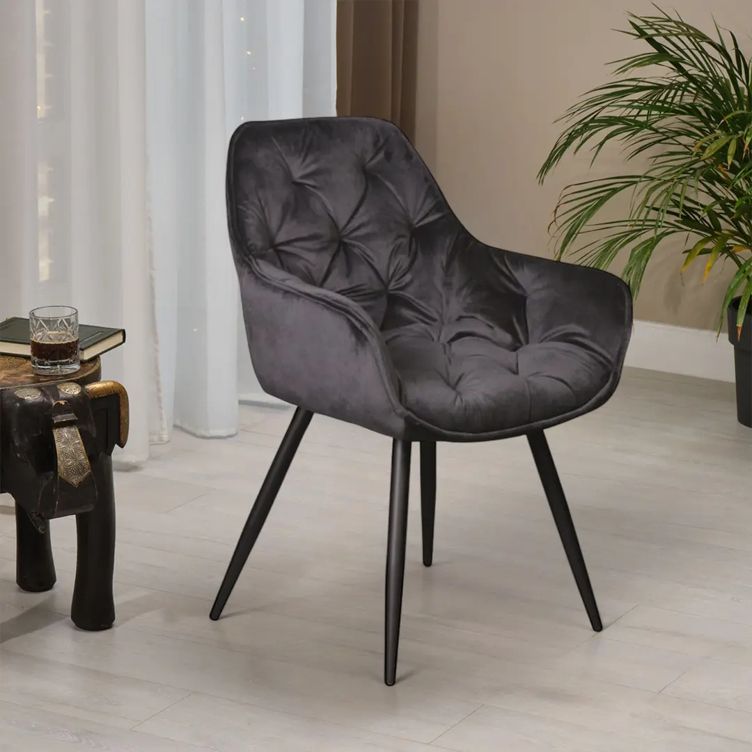 Scaun Signal Cherry Velvet (Black)