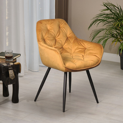 Scaun Signal Cherry Velvet (Curry/Black)