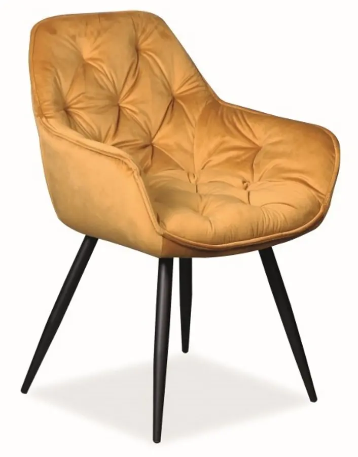 Scaun Signal Cherry Velvet (Curry/Black)