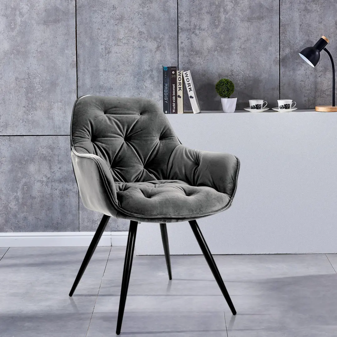 Scaun Signal Cherry Velvet (Gray/Black)