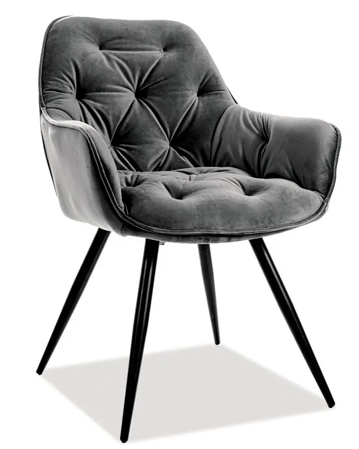 Scaun Signal Cherry Velvet (Gray/Black)