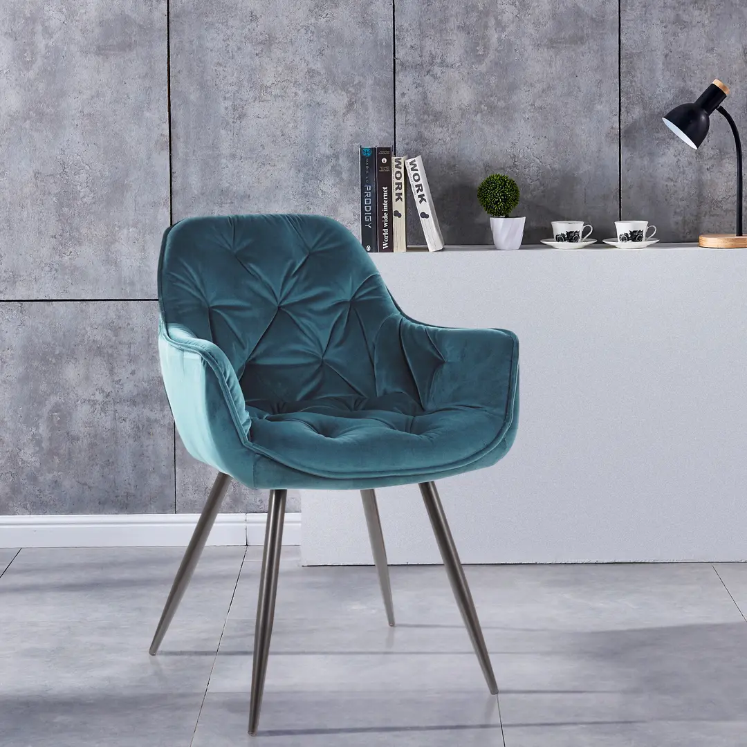 Стул Signal Cherry Velvet (Turquoise/Black)