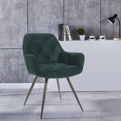 Scaun Signal Cherry Velvet (Green/Black)