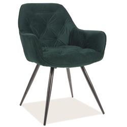 Scaun Signal Cherry Velvet (Green/Black) Thumb