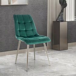 Стул Signal Chic Velvet (Green/Chrome)