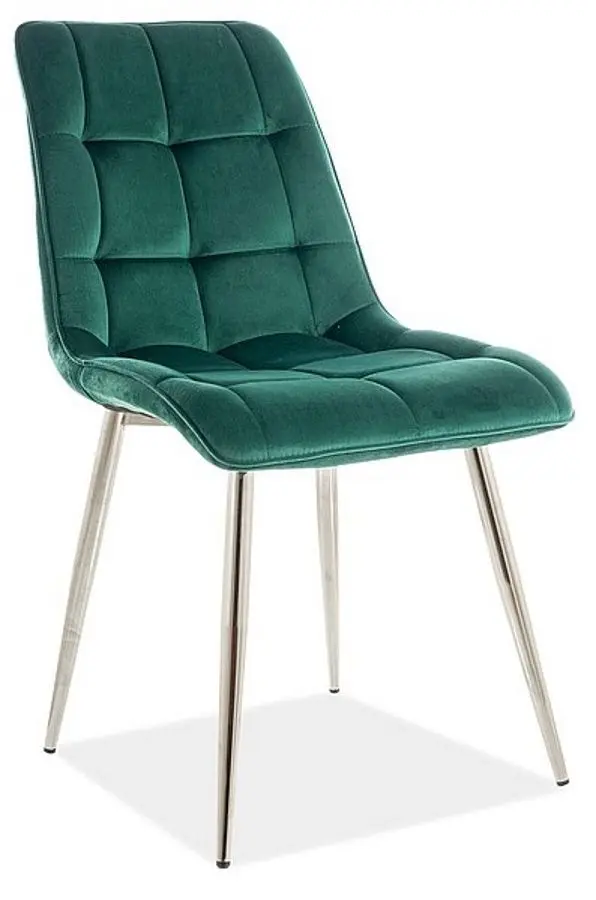 Стул Signal Chic Velvet (Green/Chrome)