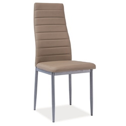 Стул Signal H261 Eco (Dark Beige/Bis Aluminium) Thumb