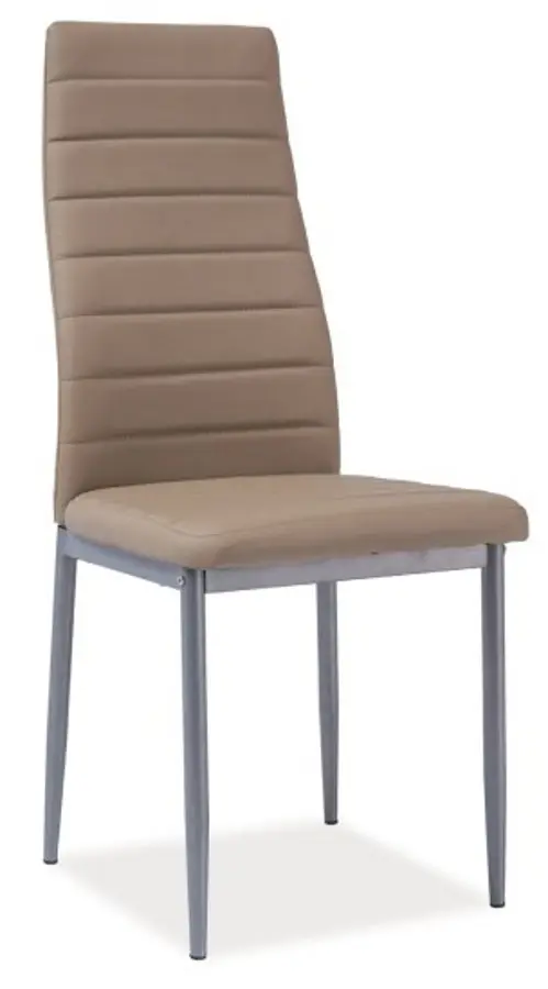 Стул Signal H261 Eco (Dark Beige/Bis Aluminium) - 2