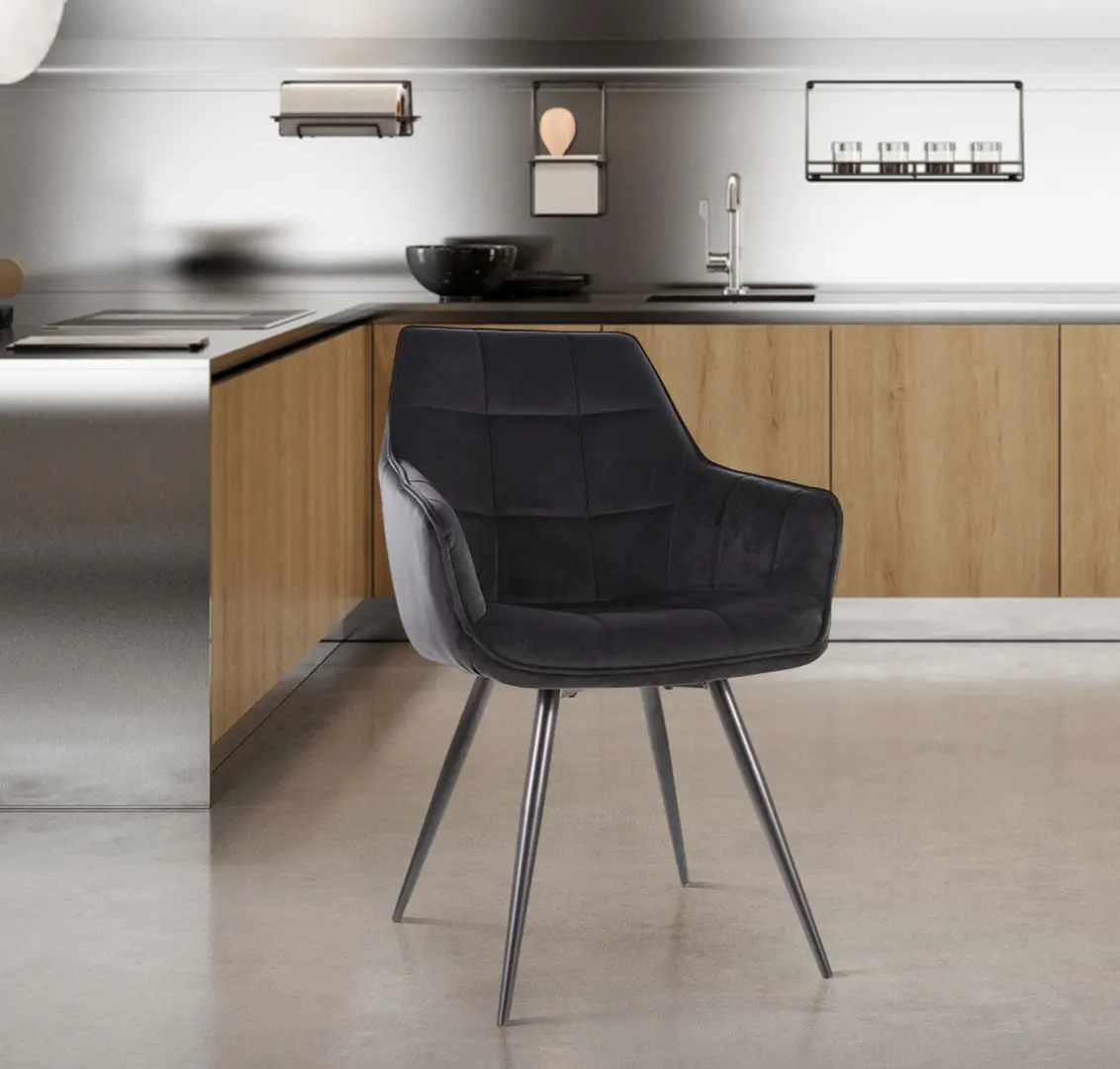 Стул Signal Lilia Velvet (Black)