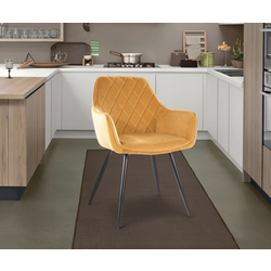 Scaun Signal Linea Velvet (Black/Curry)