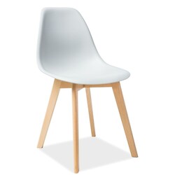 Scaun Signal Moris (Beech/Light Gray) Thumb