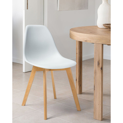 Scaun Signal Moris (Beech/Light Gray)