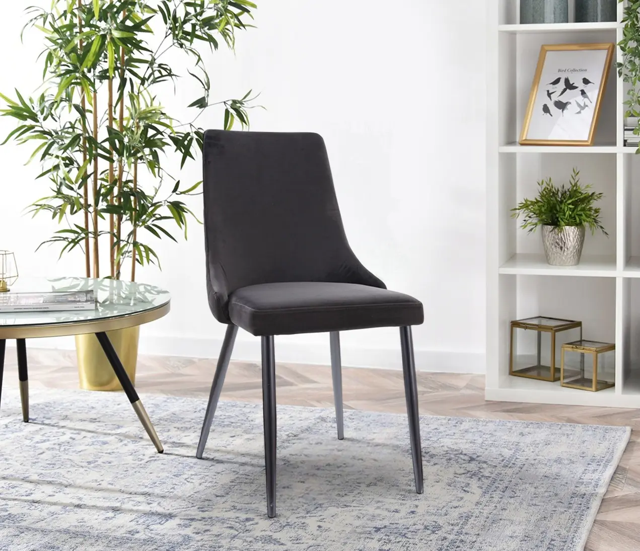 Scaun Signal Piano B Velvet (Black)